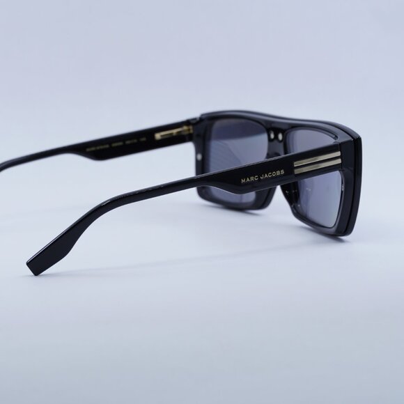 Marc Jacobs MARC 672/CS 003K IR Sunglasses White on Black Pattern Square Frame - Picture 11 of 12